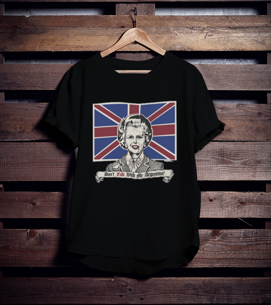 1989Healy Don't Talk With Me Argentina Union Jack Flag T-Shirt