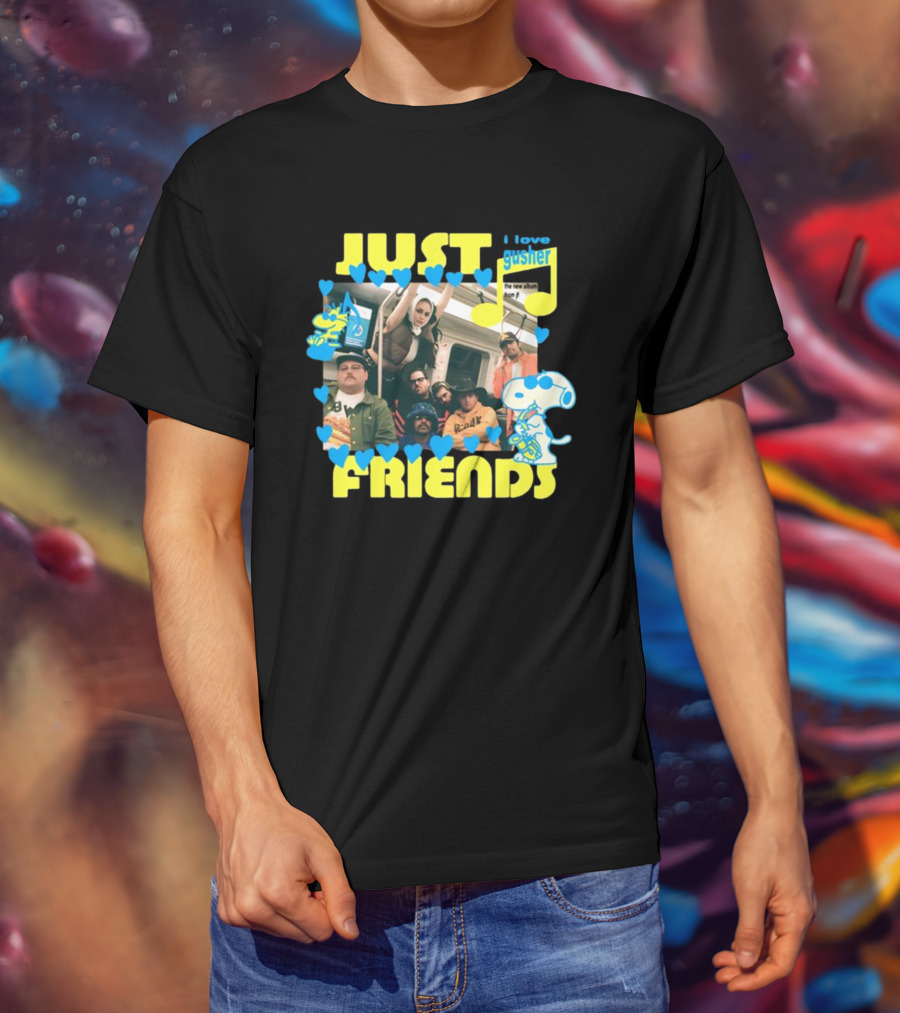 Just Friends Jf Crew I Love Gusher New Album T-Shirt