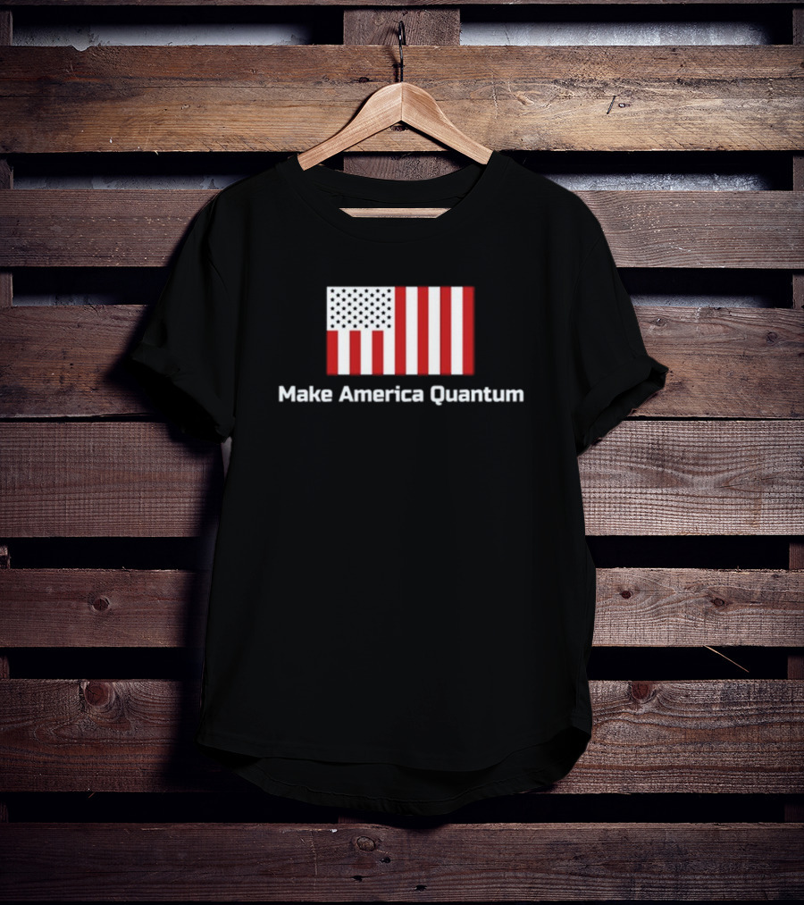Make America Quantum United States Flag Luke Slywaker T-Shirt