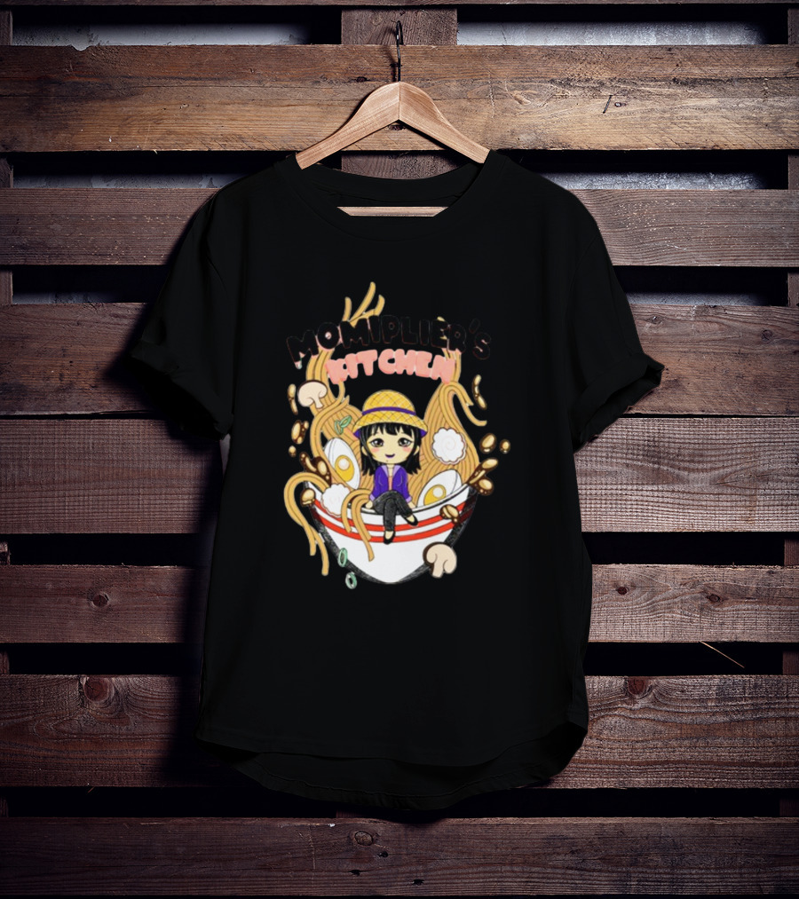 Momiplier's Kitchen Cute Anime Ramen Bowl T-Shirt