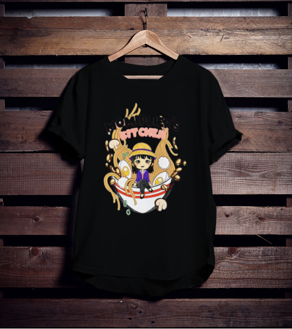 Momiplier's Kitchen Cute Anime Ramen Bowl T-Shirt