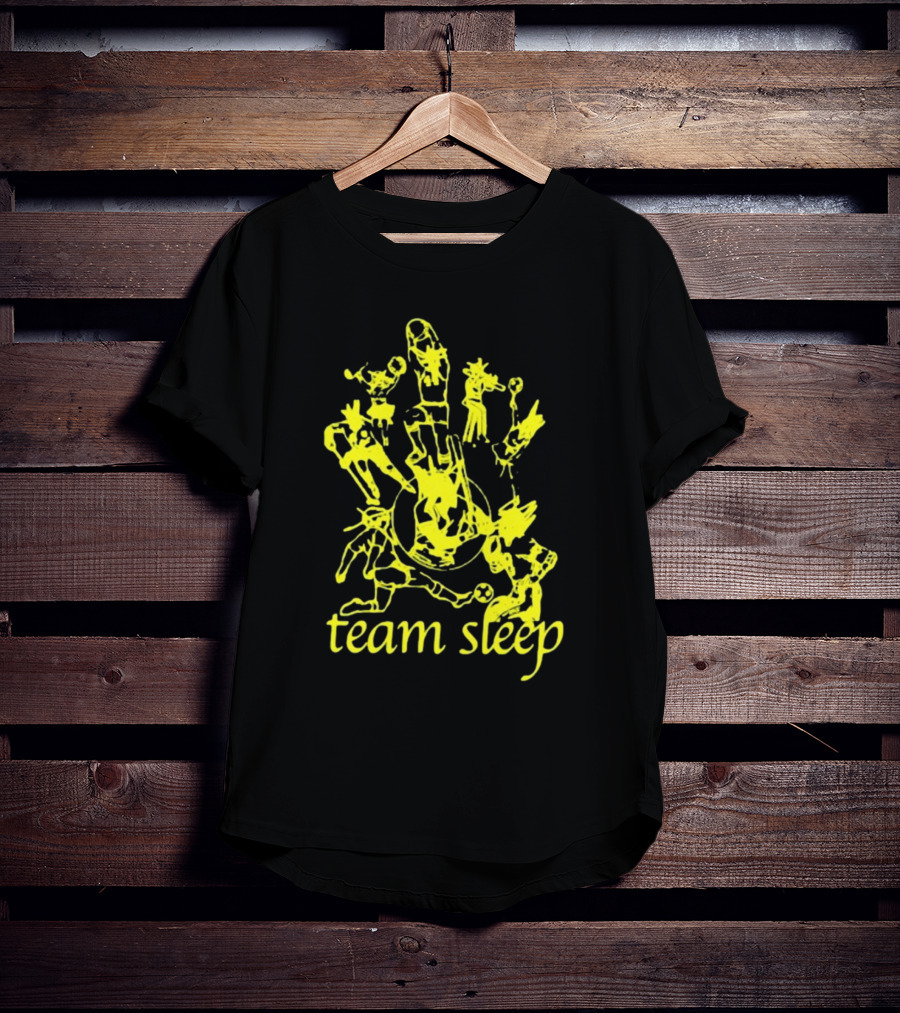 Team Sleep Pee-Chee Sports Figures T-Shirt