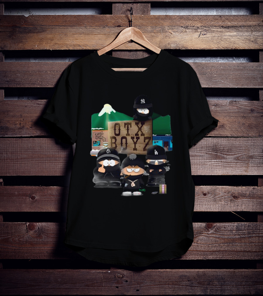OTX Boyz South Park Parody Yankees Dodgers Mashup T-Shirt