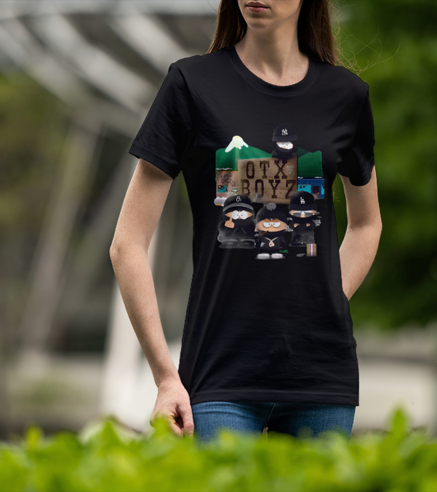 OTX Boyz South Park Parody Yankees Dodgers Mashup T-Shirt