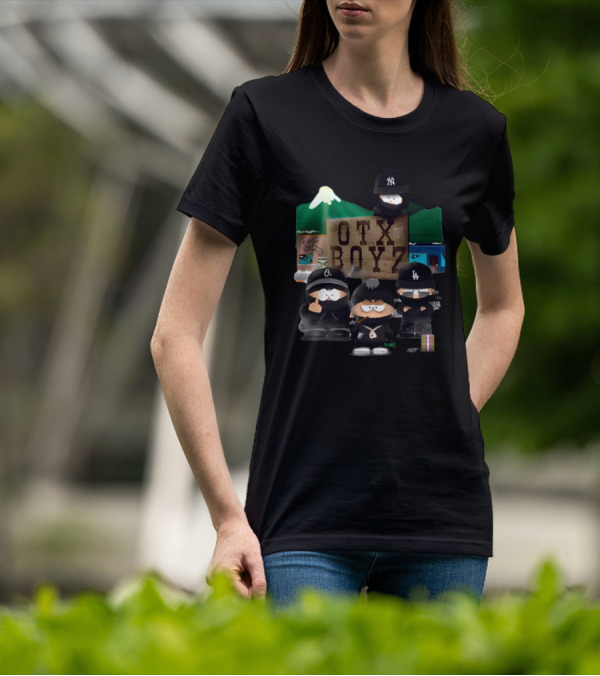 OTX Boyz South Park Parody Yankees Dodgers Mashup T-Shirt