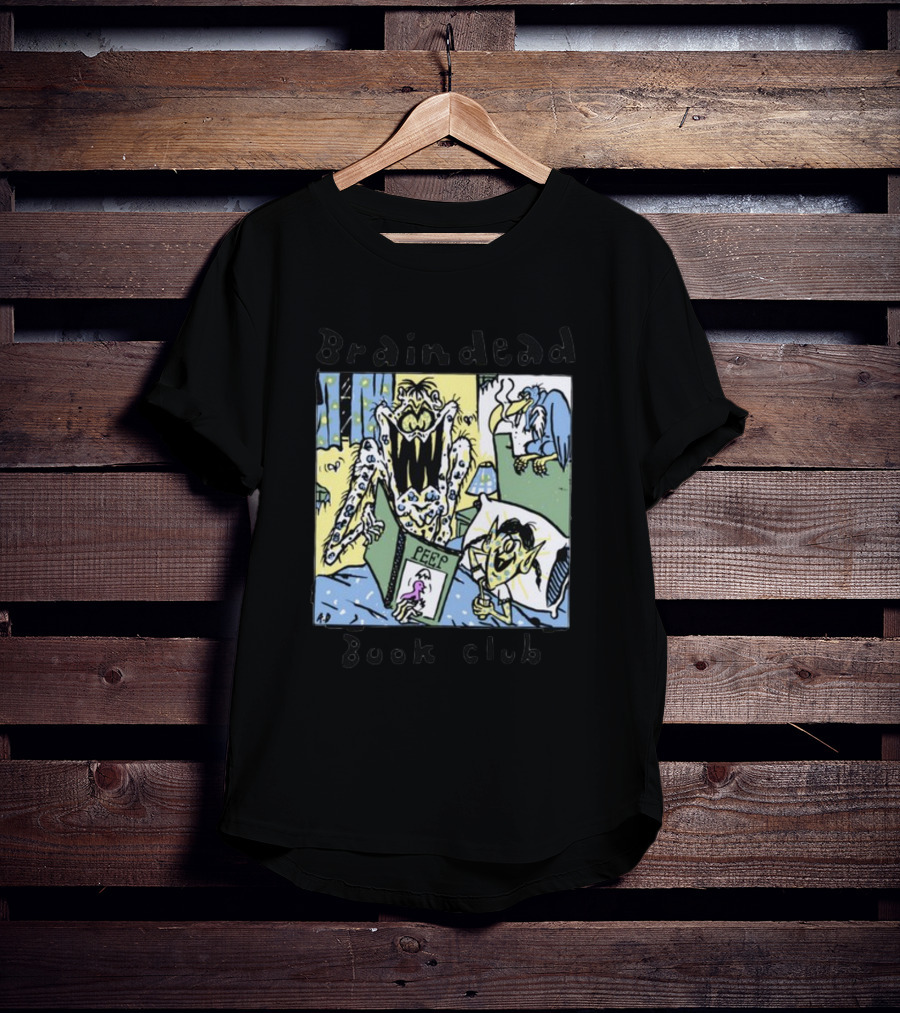 Braindead Book Club Peep Monster Comic T-Shirt