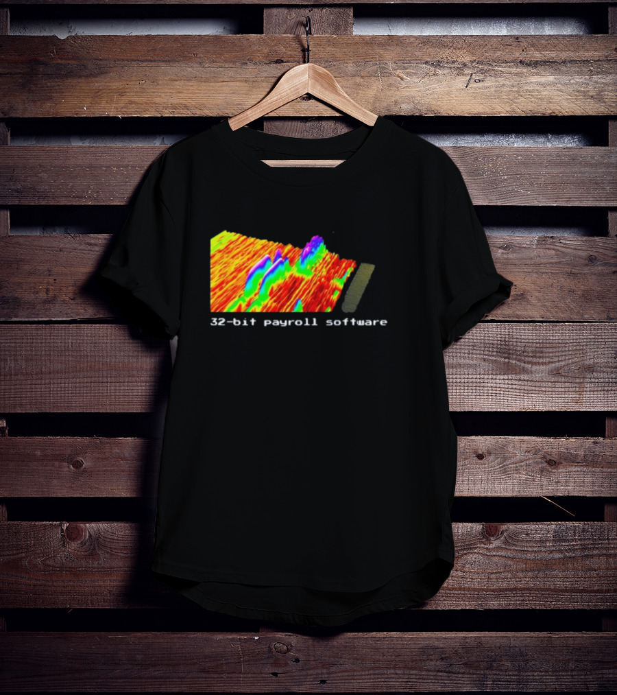 Joinwarp 32-Bit Payroll Software Retro T-Shirt