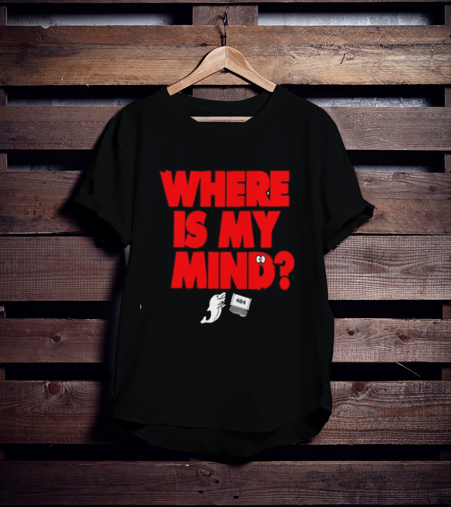 Where Is My Mind 404 Not Found Ghost Laptop T-Shirt
