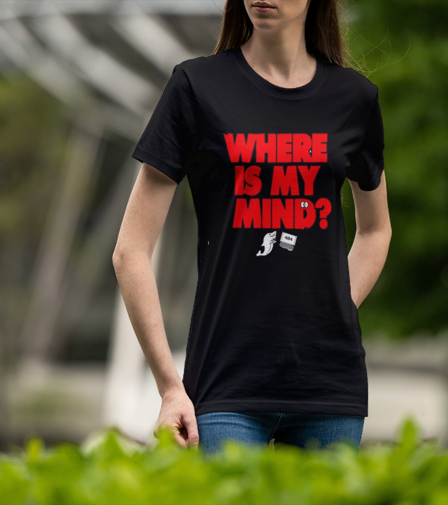 Where Is My Mind 404 Not Found Ghost Laptop T-Shirt