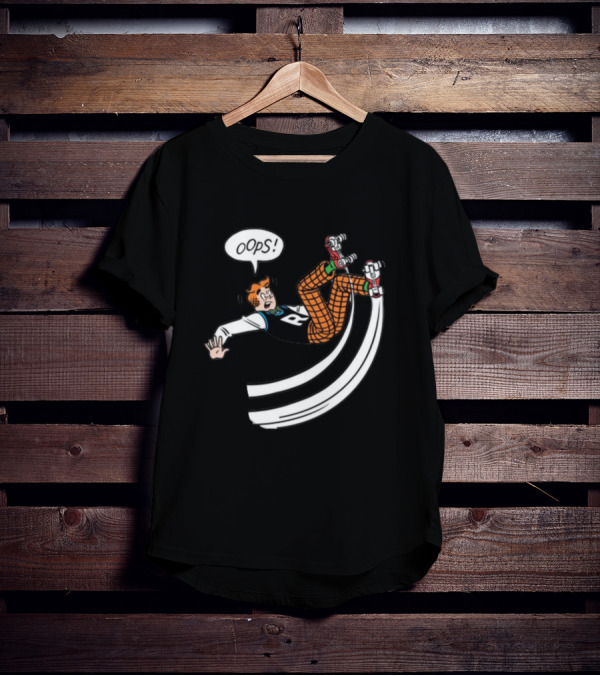 Archie Comics Roller Skating Oops Moment Comic Panel T-Shirt
