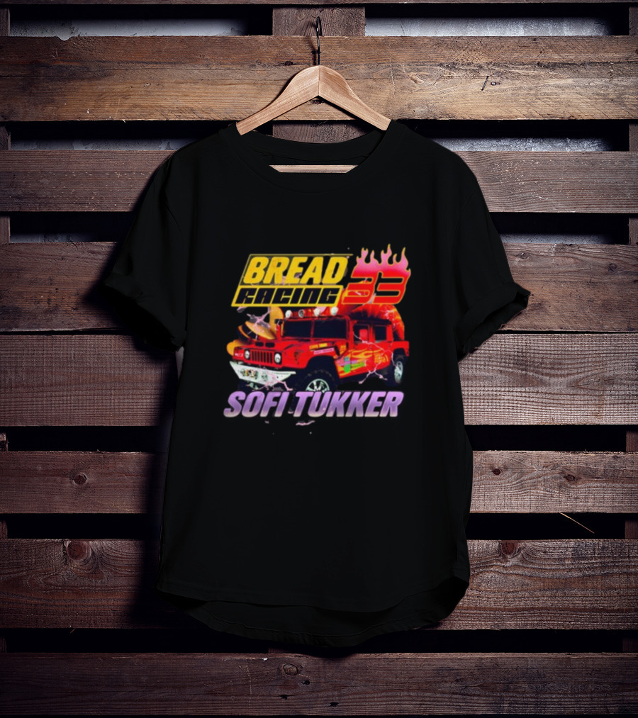 Bread Racing 33 Sofi Tukker Red Hummer With Flames T-Shirt