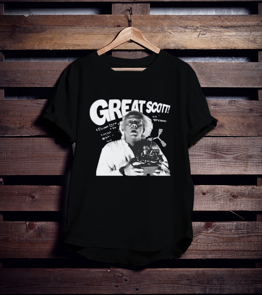 Great Scott Bttf Doc Emmett Brown T-Shirt