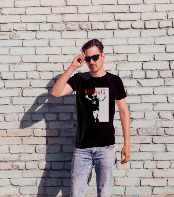 MADD MAXX Football Player T-Shirt