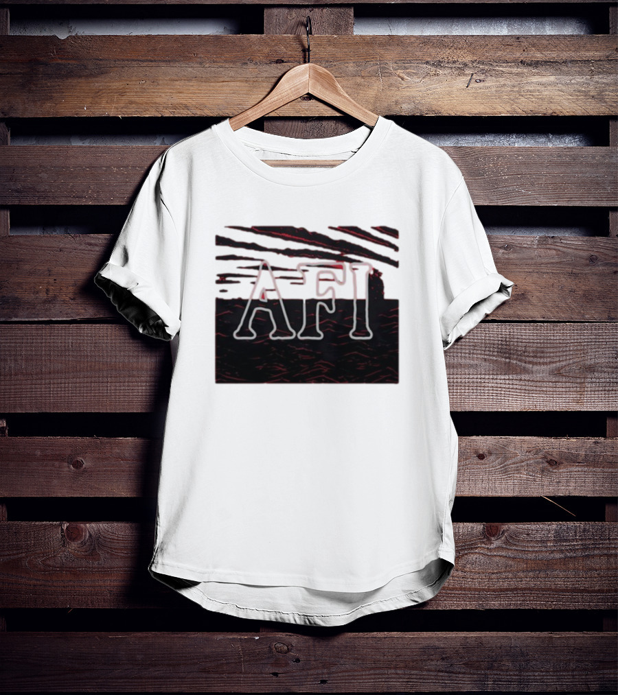Afireinside AFI Black Sails Striped T-Shirt