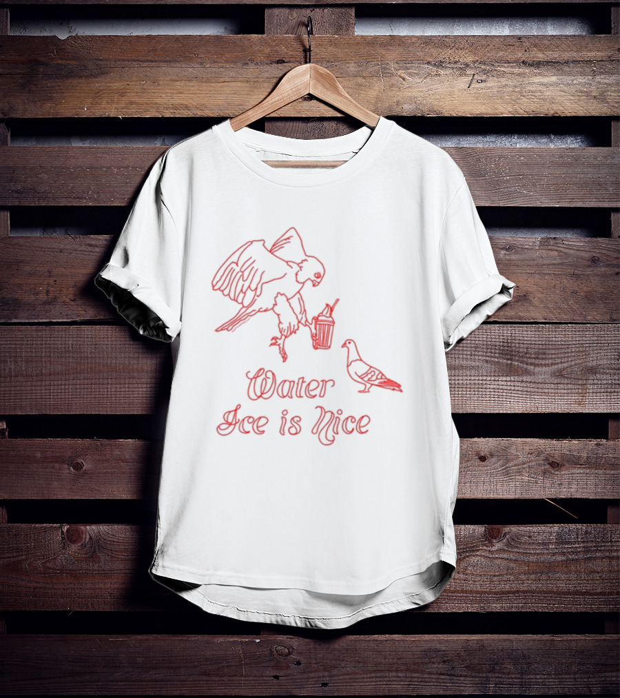 Water Ice Is Nice Hog Island Press Bird T-Shirt