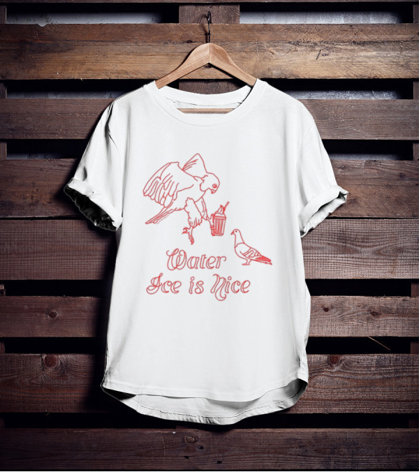 Water Ice Is Nice Hog Island Press Bird T-Shirt