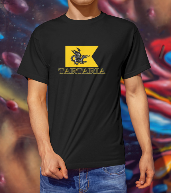 Tartaria Flag Emblem With Mythical Creature T-Shirt