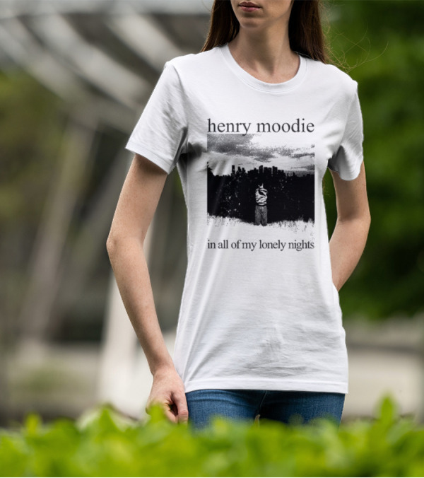 Henry Moodie In All Of My Lonely Nights Dark Skyline Scene T-Shirt