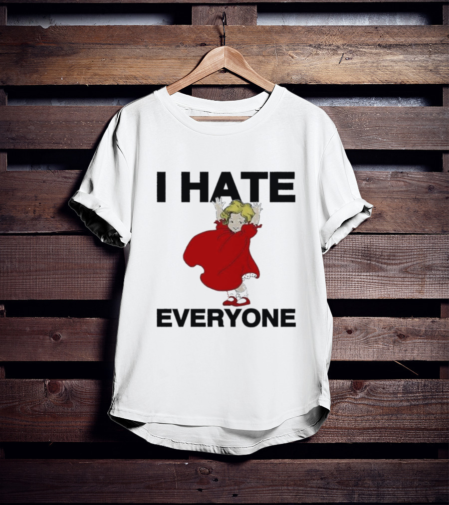 I Hate Everyone Baby Cute Red Dress Girl T-Shirt