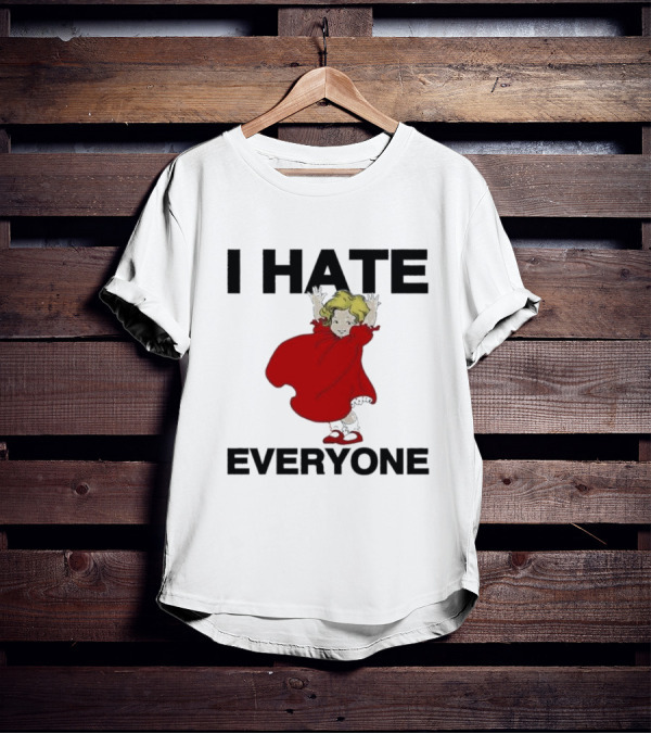 I Hate Everyone Baby Cute Red Dress Girl T-Shirt