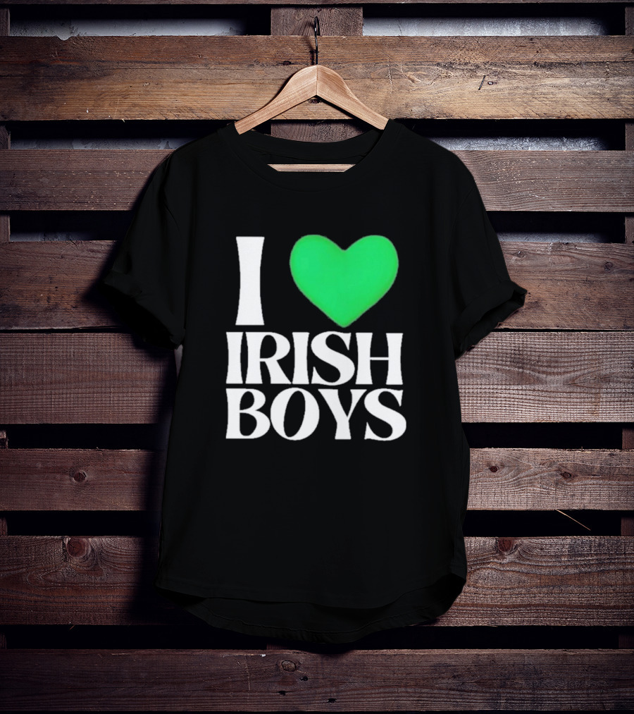 I Heart Irish Boys St. Patrick's Day Love T-Shirt