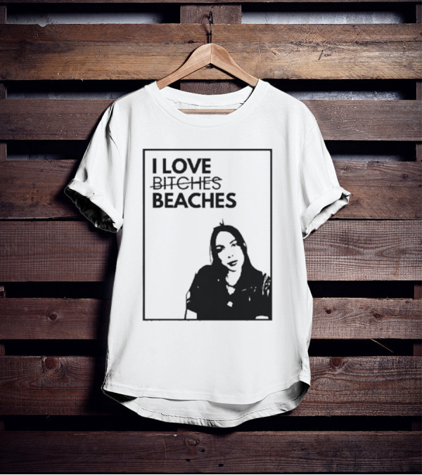 Charlotte I Love Beaches Image T-Shirt