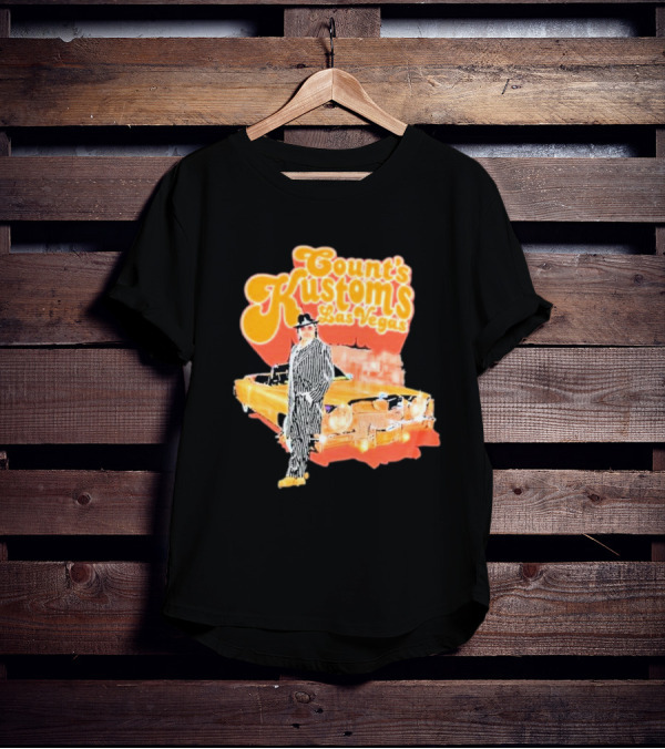 Count’s Kustoms Superfly Cadillac Eldorado Las Vegas Strip T-Shirt