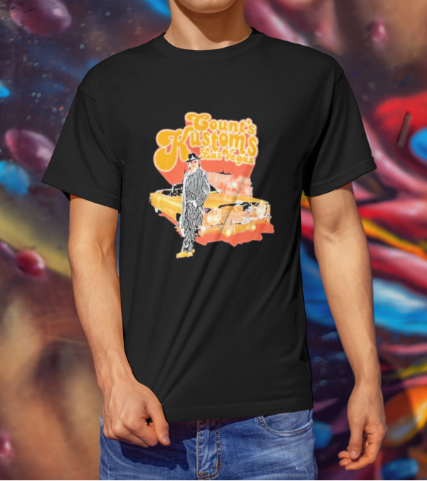 Count’s Kustoms Superfly Cadillac Eldorado Las Vegas Strip T-Shirt