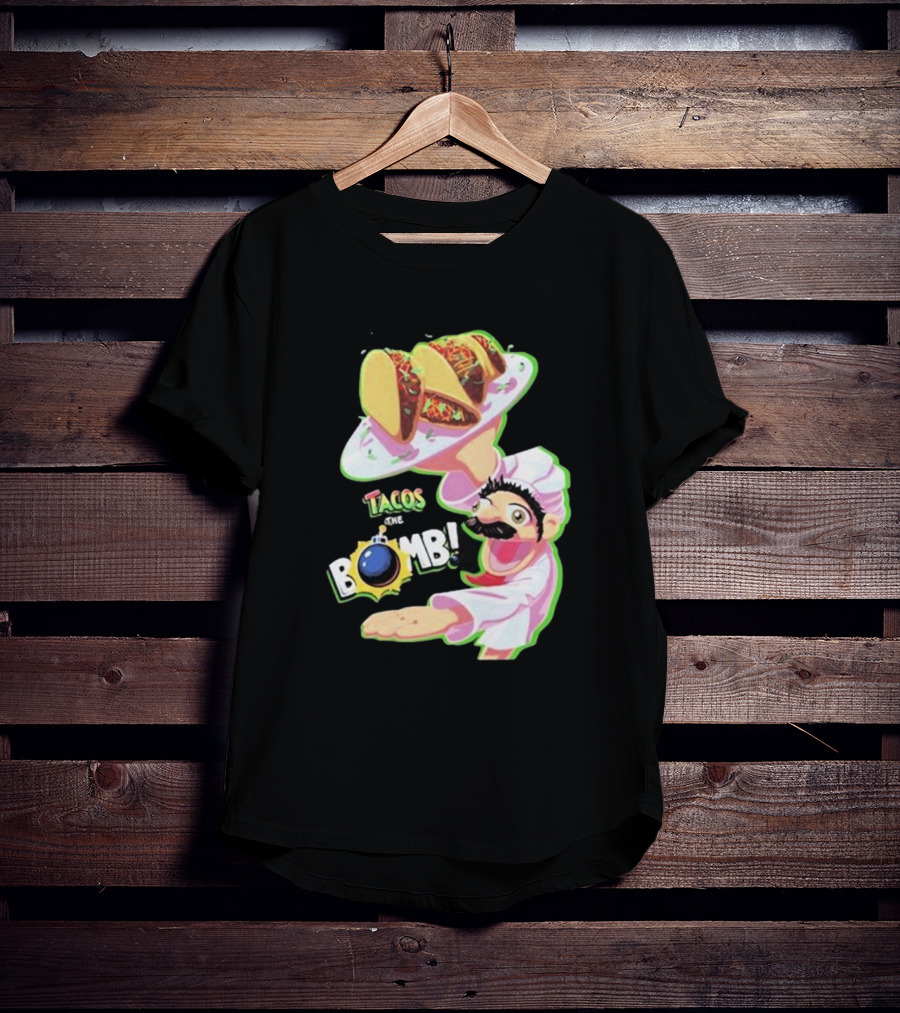 Curio Kujo Tacos Are The Bomb Chef With Bomb T-Shirt