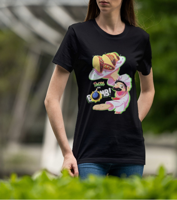 Curio Kujo Tacos Are The Bomb Chef With Bomb T-Shirt