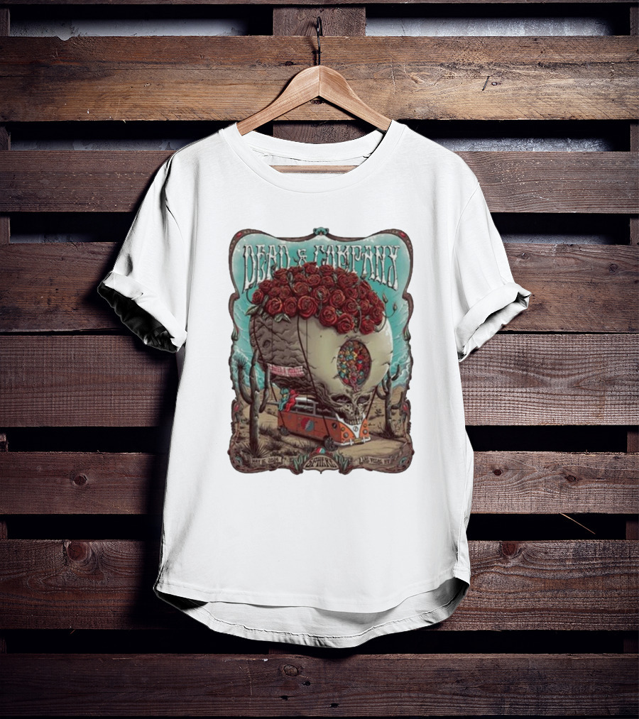 Dead And Company Skull Roses And VW Bus May 16 T-Shirt