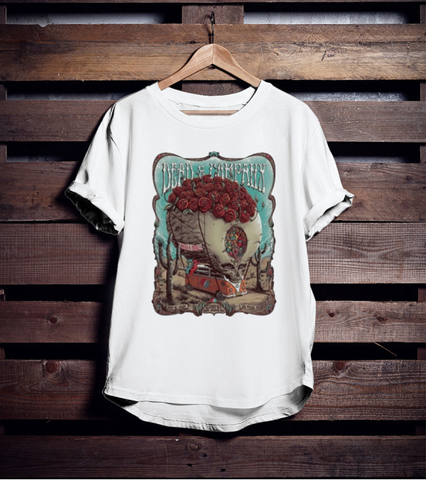 Dead And Company Skull Roses And VW Bus May 16 T-Shirt