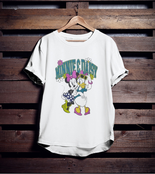 Disney Minnie And Daisy Youth Playful Friends T-Shirt