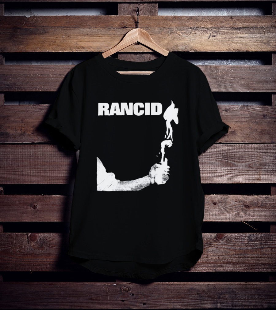 Rancid Band Logo Molotov Cocktail T-Shirt