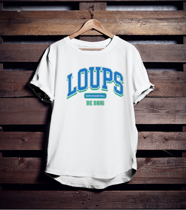 Loups Équipe De Basketball De Bois Rudy Gobert T-Shirt