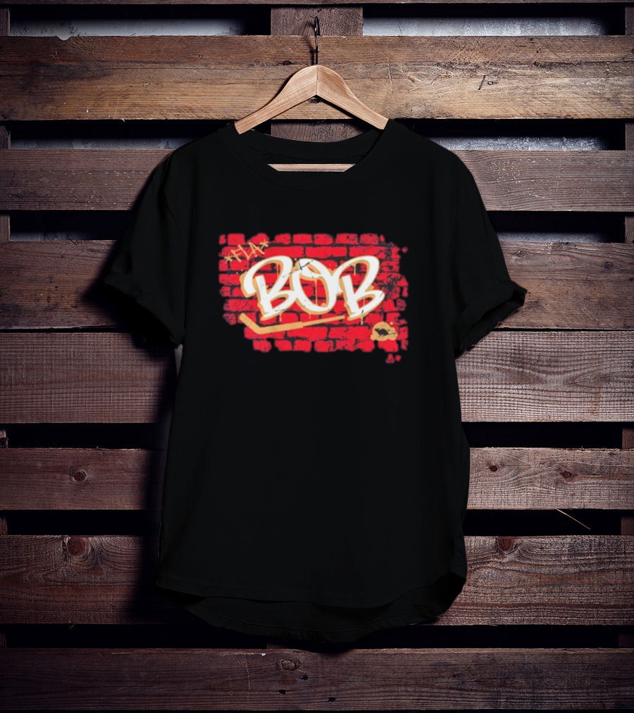 Sergei Bobrovsky Bob Brick Wall Hockey Stick Mask T-Shirt