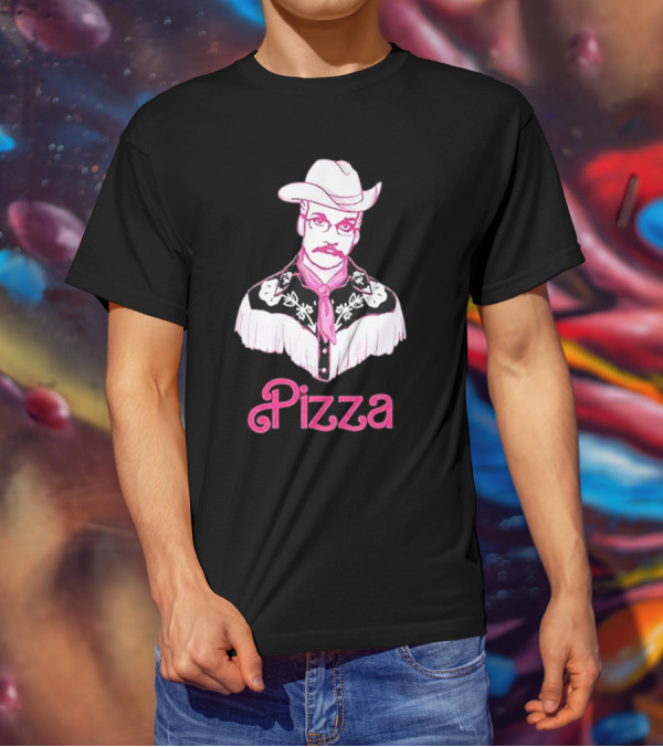 John Green He's Just Cowboy Pizza T-Shirt