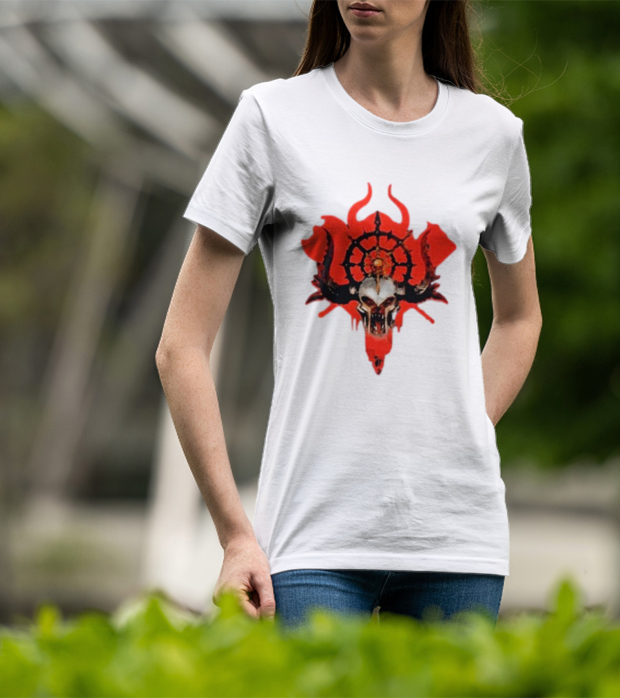 Slaves To Darkness Ravagers Skull And Chaos T-Shirt