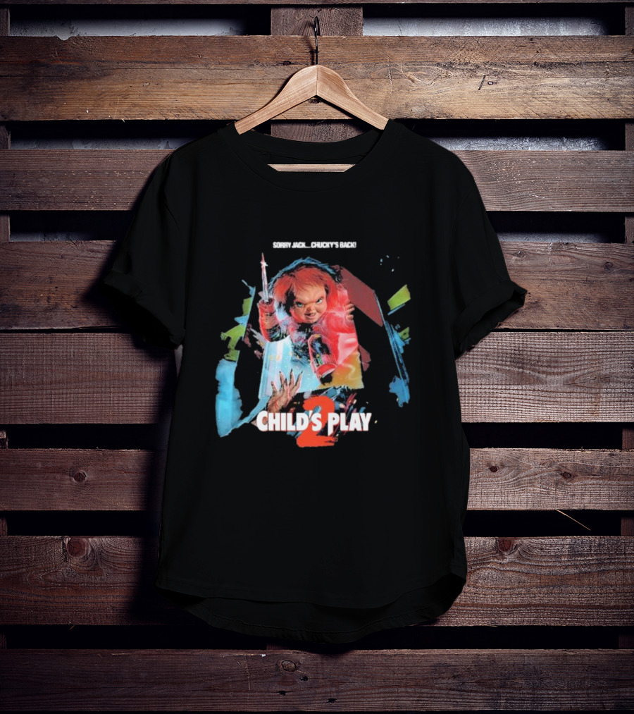 Sorry Jack Chucky’s Back Child’s Play 2 Horror T-Shirt