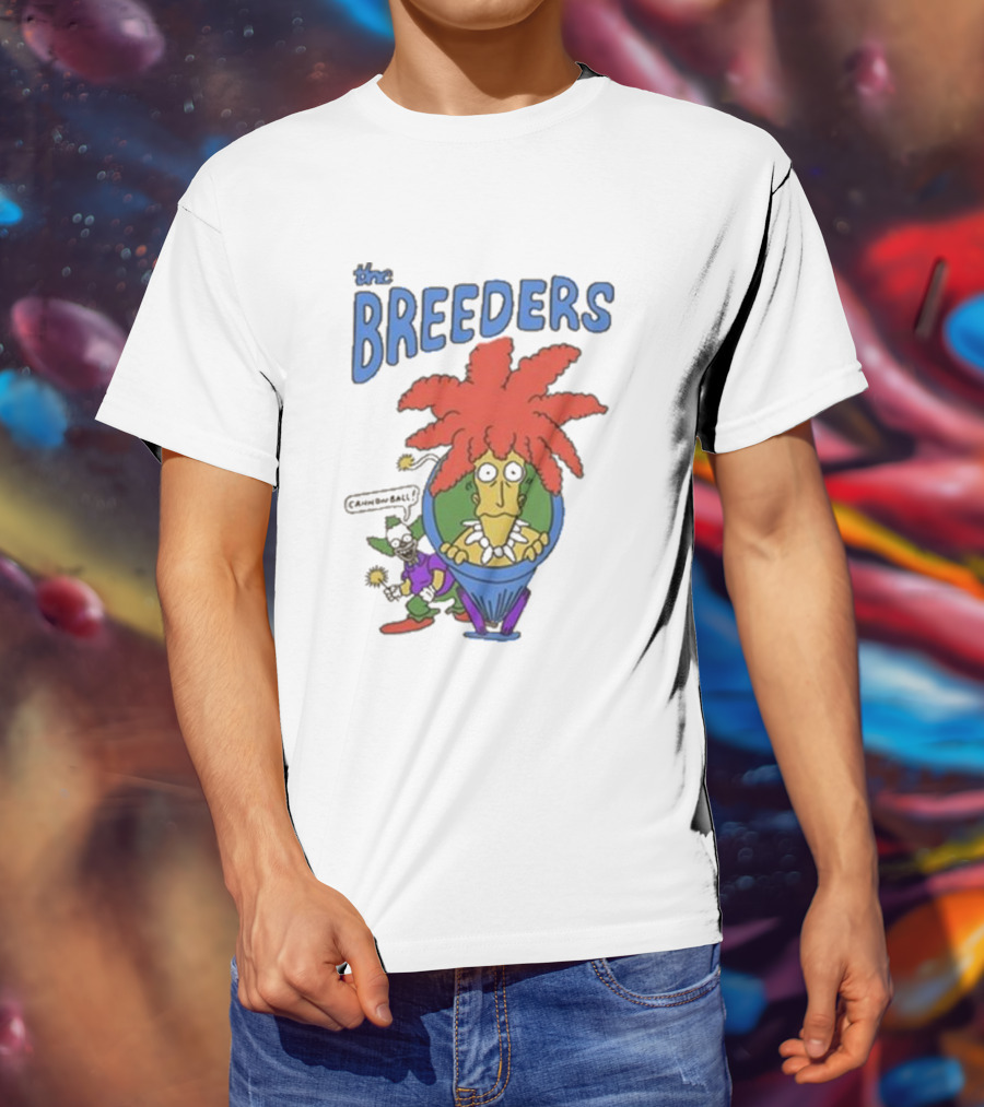 The Breeders I'm The Last Splash Cartoon Character With Red Hair In Vase T-Shirt
