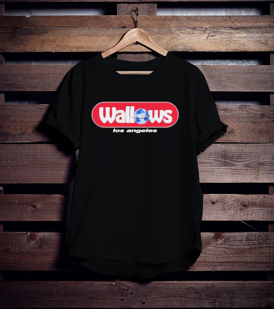 Wallows Los Angeles With Globe Graphic Circle T-Shirt