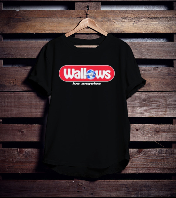 Wallows Los Angeles With Globe Graphic Circle T-Shirt