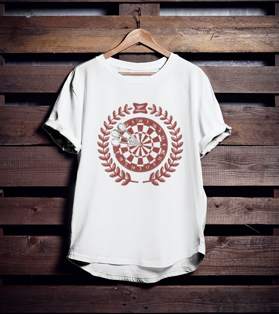 Miller High Life Dartboard Laurel T-Shirt