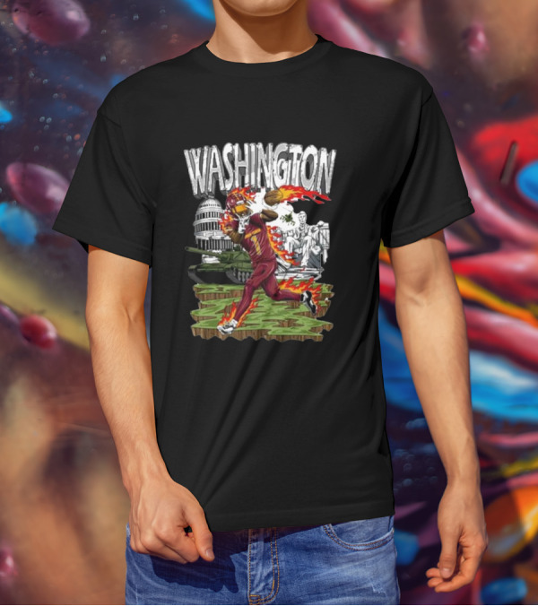 Washington Dark Horse JD X DH Football Capitol T-Shirt