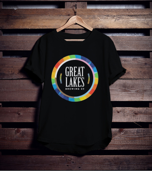 Great Lakes Brewing Co Rainbow Pride Circle T-Shirt