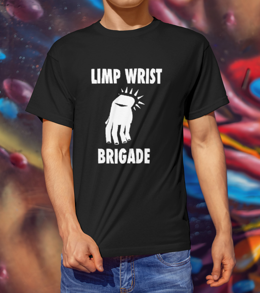 Limp Wrist Brigade Sunshine Clenched Fist T-Shirt
