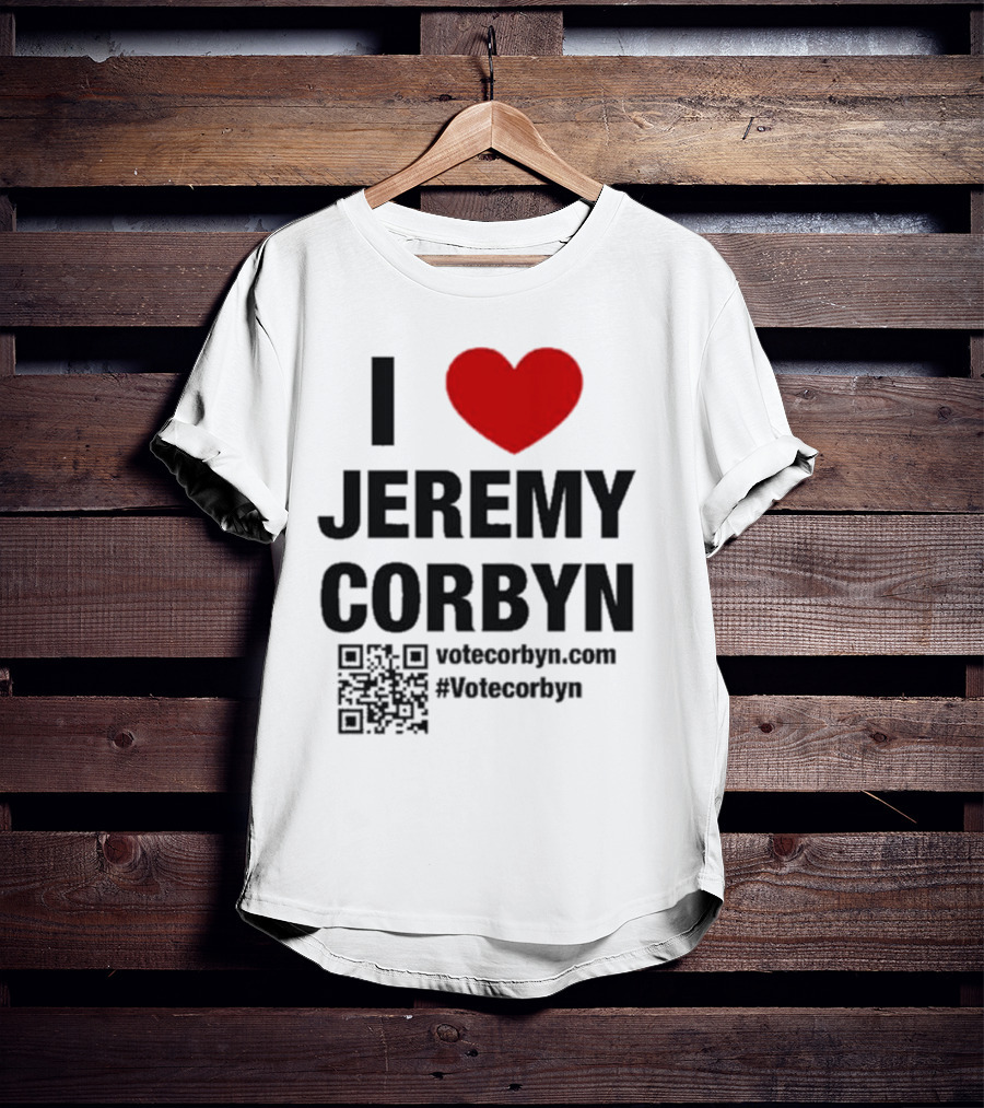 I Love Jeremy Corbyn VoteCorbyn.com #VoteCorbyn T-Shirt