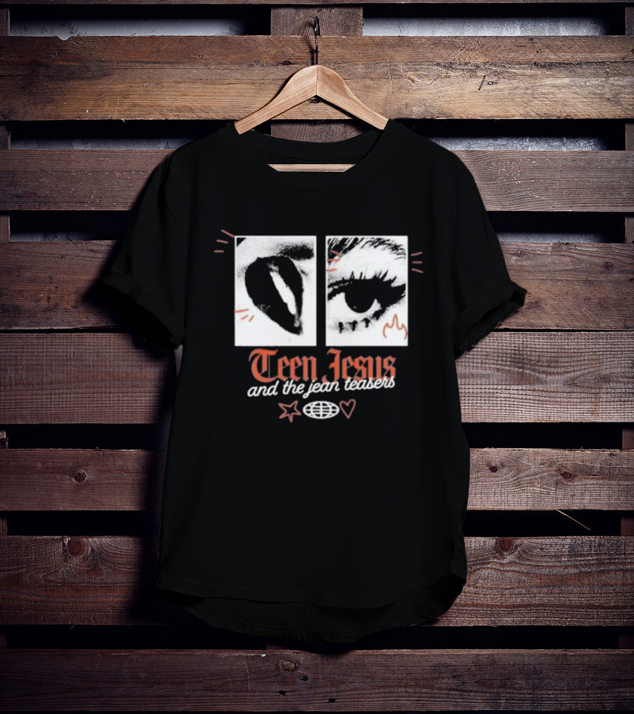 Teen Jesus And The Jean Teasers Old English Eye T-Shirt