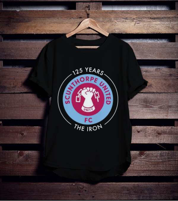 125 Years Scunthorpe United FC The Iron Unity T-Shirt