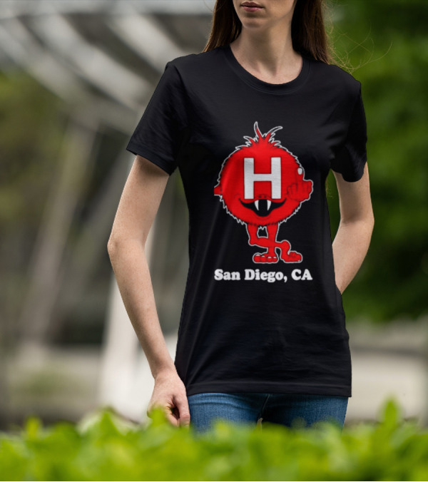 Alex Pardee H Red Monster San Diego CA T-Shirt